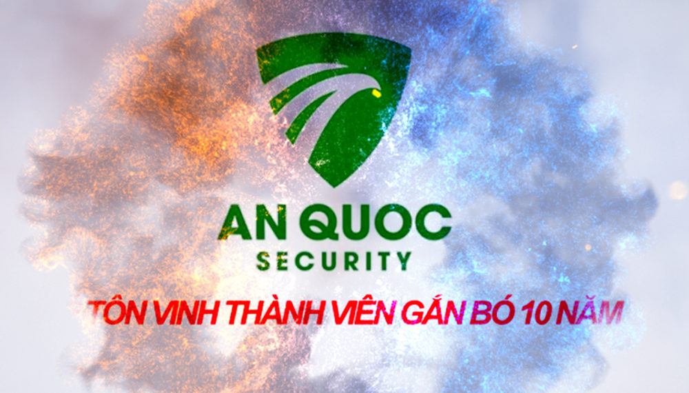 Lễ tôn vinh 10 năm gắn bó – Cty TNHH DV Bảo Vệ An Quốc (Hà Nội ngày 20 tháng 12 năm 2021)