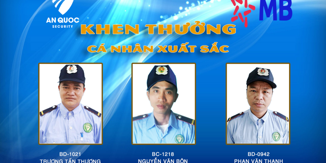 KHEN THƯỞNG NHỮNG CÁ NHÂN XUẤT SẮC