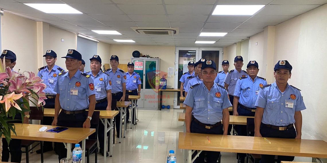 Lễ sát hạch nghiệp vụ bảo vệ khóa I/2022 của Công ty TNHH MTV Đầu tư Dịch vụ Bảo vệ Đông Nam Á (Công ty thành viên của An Quốc)